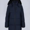 Nyluxe Chelia Shearling Trim 3Q Jacket