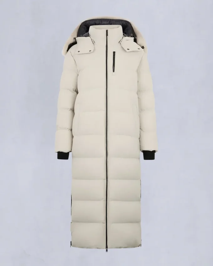 Nyluxe Chelia Shearling Trim Parka