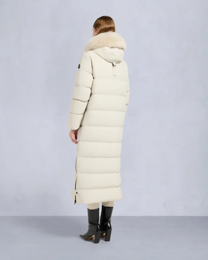 Nyluxe Chelia Shearling Trim Parka
