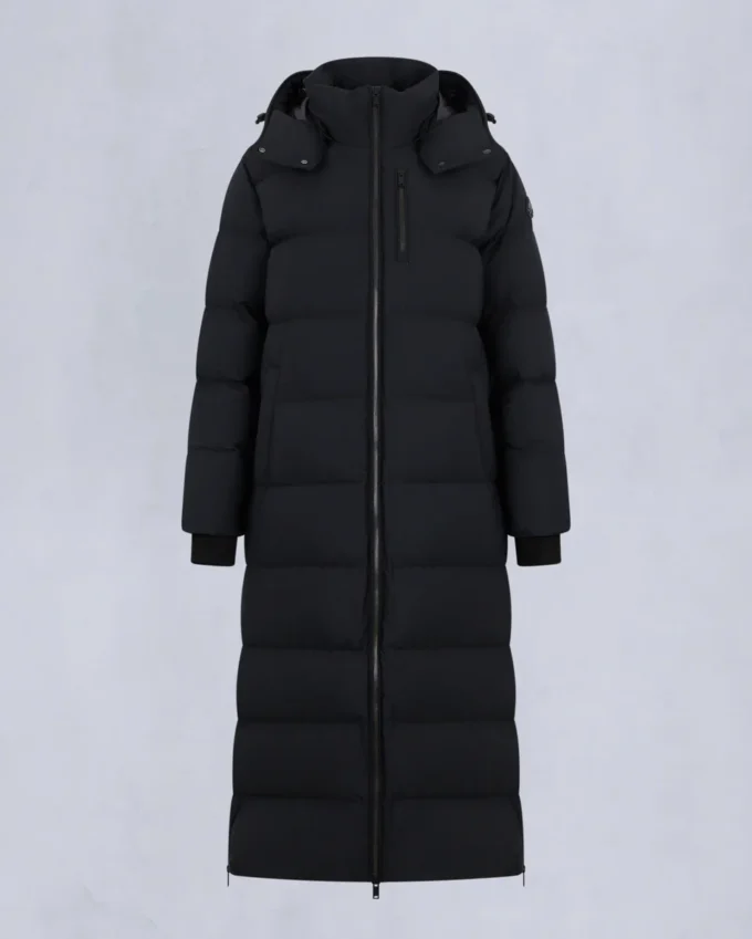 Nyluxe Chelia Shearling Trim Parka