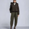 Nyluxe Misti Shearling Trim Puffer