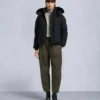 Nyluxe Misti Shearling Trim Puffer