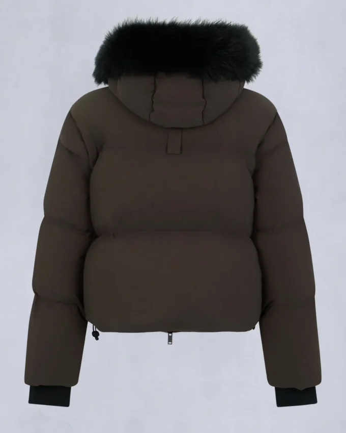 Nyluxe Misti Shearling Trim Puffer