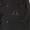 Onyx Anguille Shearling Trim Jacket