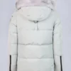 Onyx Anguille Shearling Trim Jacket