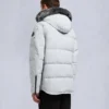 Onyx Round Island Shearling Trim Jacket