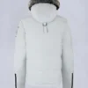 Onyx Round Island Shearling Trim Jacket