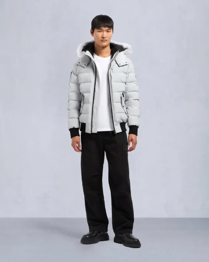 Onyx Scotchtown Shearling Bomber Jacket