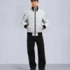 Onyx Scotchtown Shearling Bomber Jacket