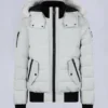 Onyx Scotchtown Shearling Bomber Jacket