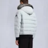 Onyx Scotchtown Shearling Trim Bomber Jacket