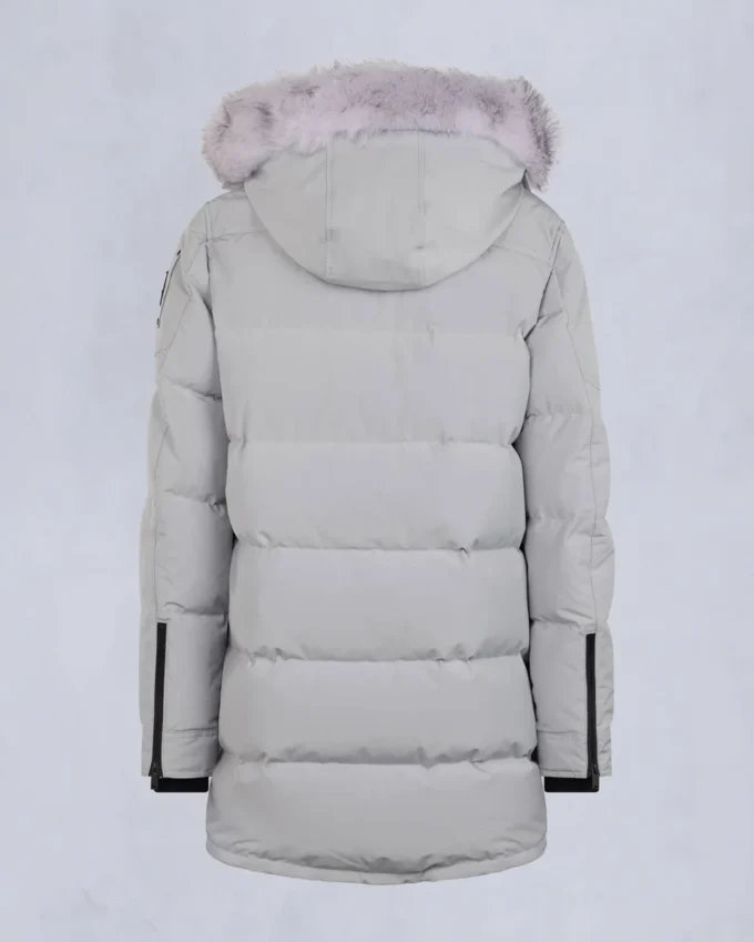 Onyx Shearling Trim Big Ridge Parka