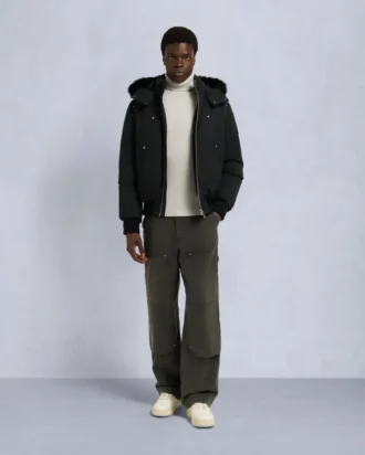 Original Ballistic Shearling Trim Bomber Jacket