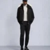 Original Ballistic Shearling Trim Bomber Jacket