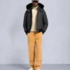 Original Ballistic Shearling Trim Bomber Jacket
