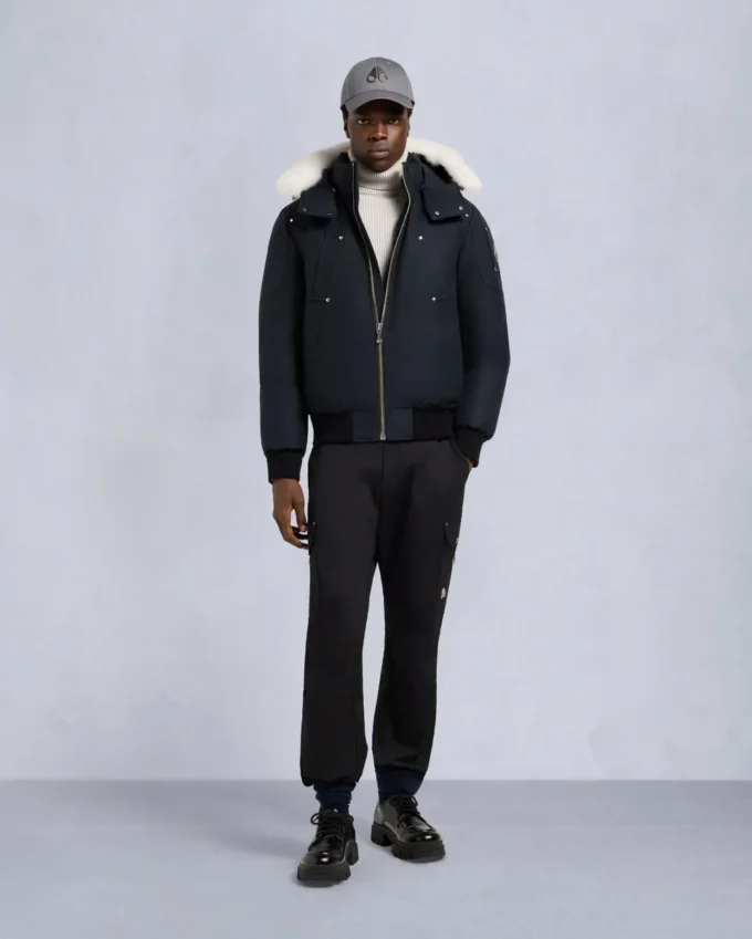Original Ballistic Shearling Trim Bomber Jacket