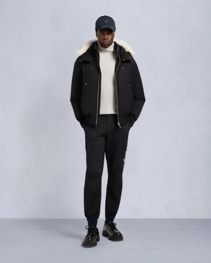 Original Ballistic Shearling Trim Bomber Jacket