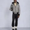 Original Ballistic Shearling Trim Bomber Jacket
