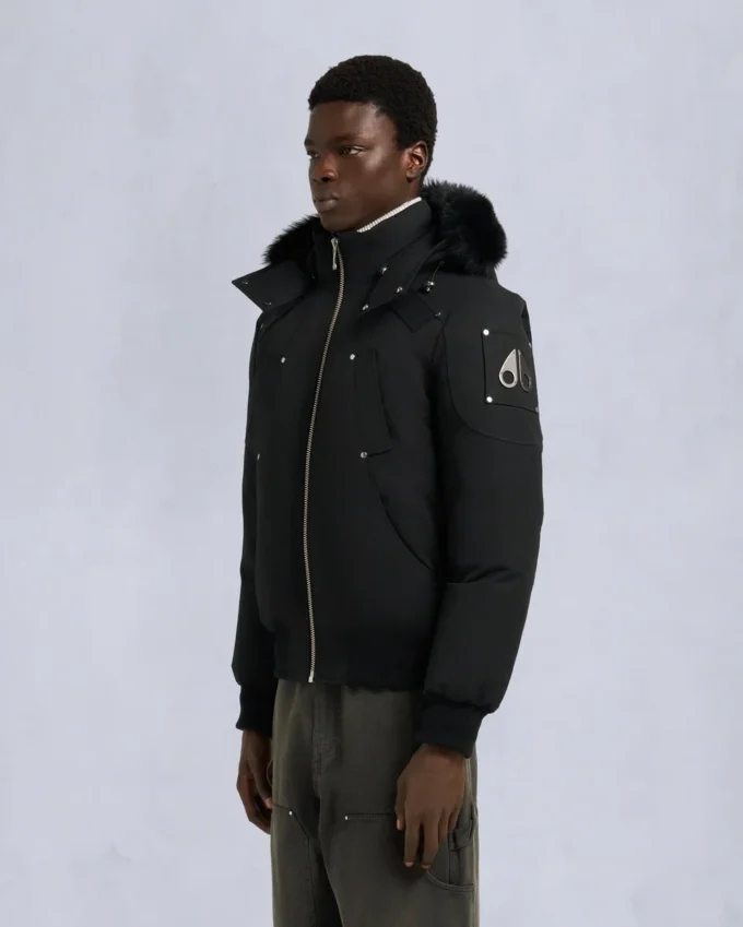 Original Ballistic Shearling Trim Bomber Jacket