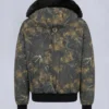 Original Ballistic Shearling Trim Bomber Jacket