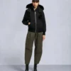 Original Debbie Shearling Trim Bomber Jacket