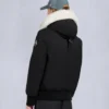 Original Debbie Shearling Trim Bomber Jacket