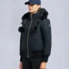 Original Debbie Shearling Trim Bomber Jacket
