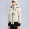 Original Debbie Shearling Trim Bomber Jacket
