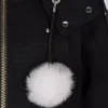 Original Debbie Shearling Trim Bomber Jacket