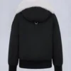 Original Debbie Shearling Trim Bomber Jacket