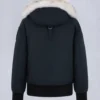 Original Debbie Shearling Trim Bomber Jacket