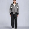 Original Debbie Shearling Trim Bomber Jacket