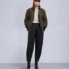 Original Debbie Shearling Trim Bomber Jacket