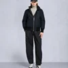 Original Debbie Shearling Trim Bomber Jacket