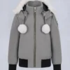 Original Debbie Shearling Trim Bomber Jacket