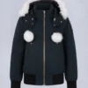 Original Debbie Shearling Trim Bomber Jacket