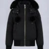 Original Debbie Shearling Trim Bomber Jacket