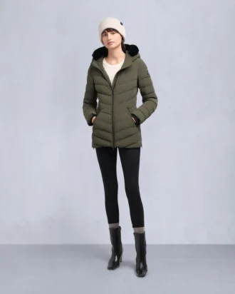 Roselawn Shearling Trim Jacket