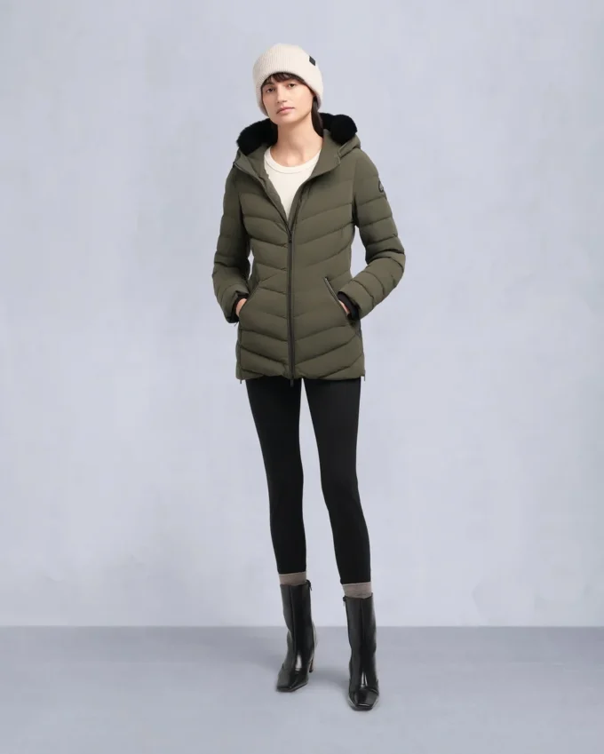 Roselawn Shearling Trim Jacket