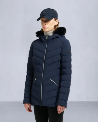 Roselawn Shearling Trim Jacket
