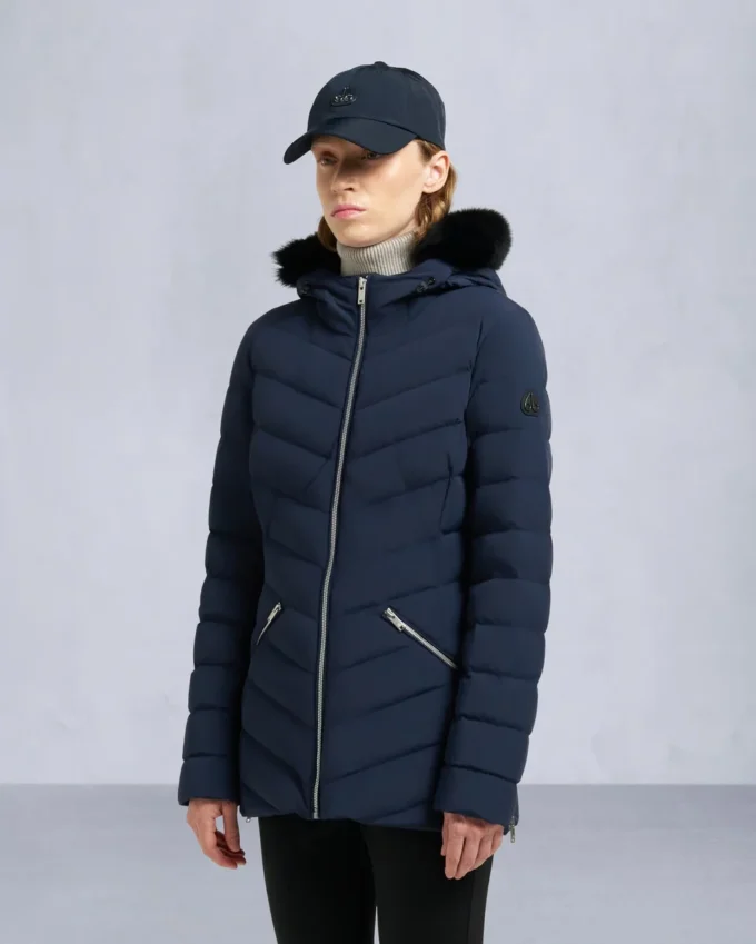 Roselawn Shearling Trim Jacket
